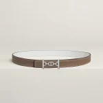 Lagune belt buckle & Reversible leather strap 24 mm